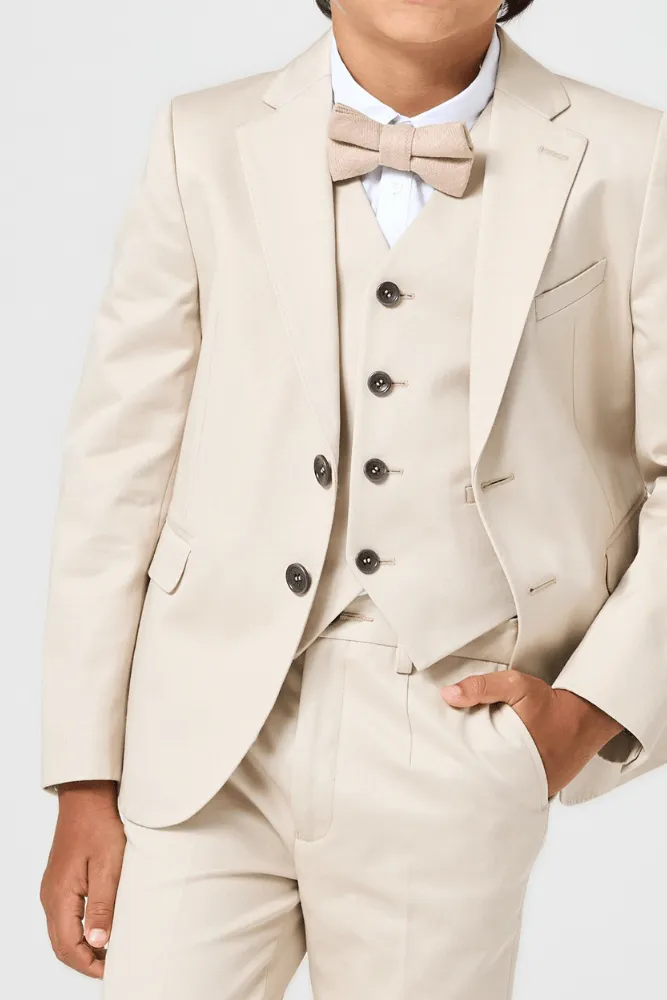 Jimi 2 Piece Suit - Sand Cotton