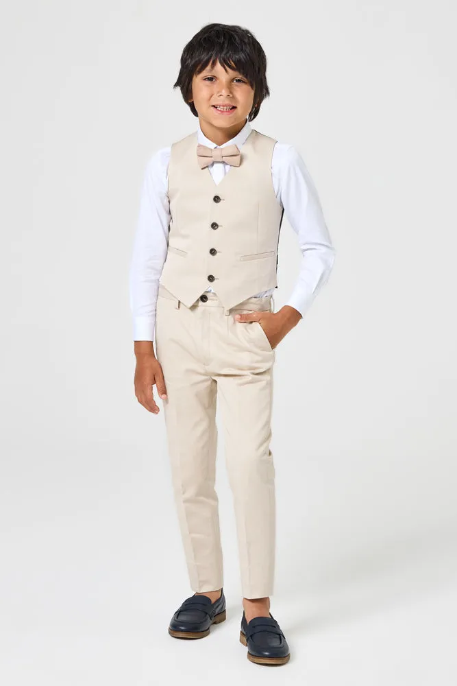 Jimi 2 Piece Suit - Sand Cotton