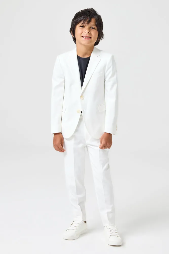 Jimi 2 Piece Suit - White Stretch