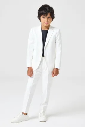 Jimi 2 Piece Suit - White Stretch