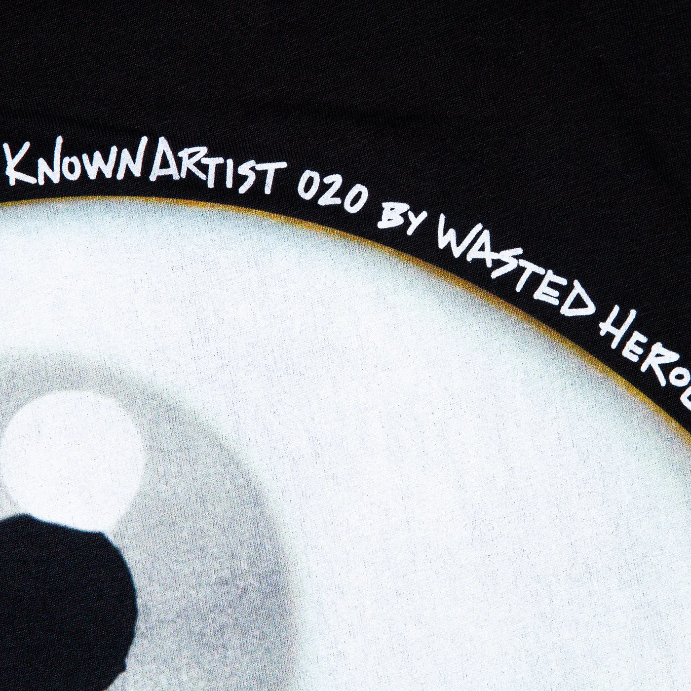 Known Artist 020 Back Print - Tshirt - Black