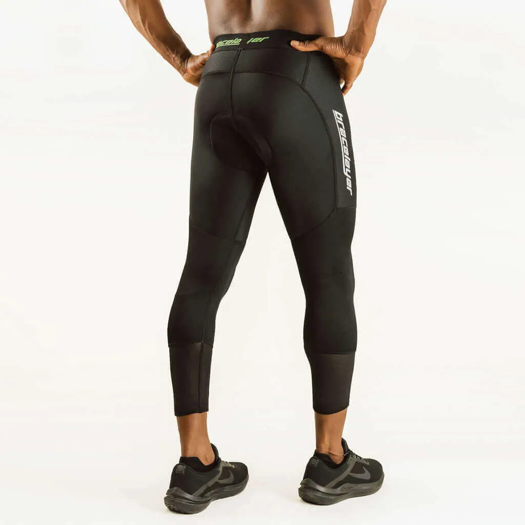 KXV GreenLine | 7/8 Cycling Compression Pants w/ Knee Support