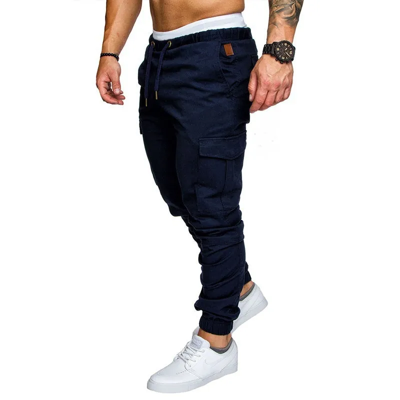 Leisure Tethers Elastic Pants Men's Trousers