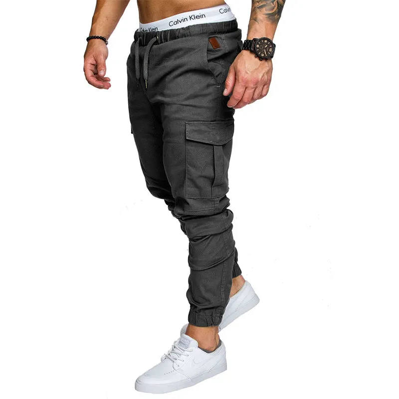 Leisure Tethers Elastic Pants Men's Trousers