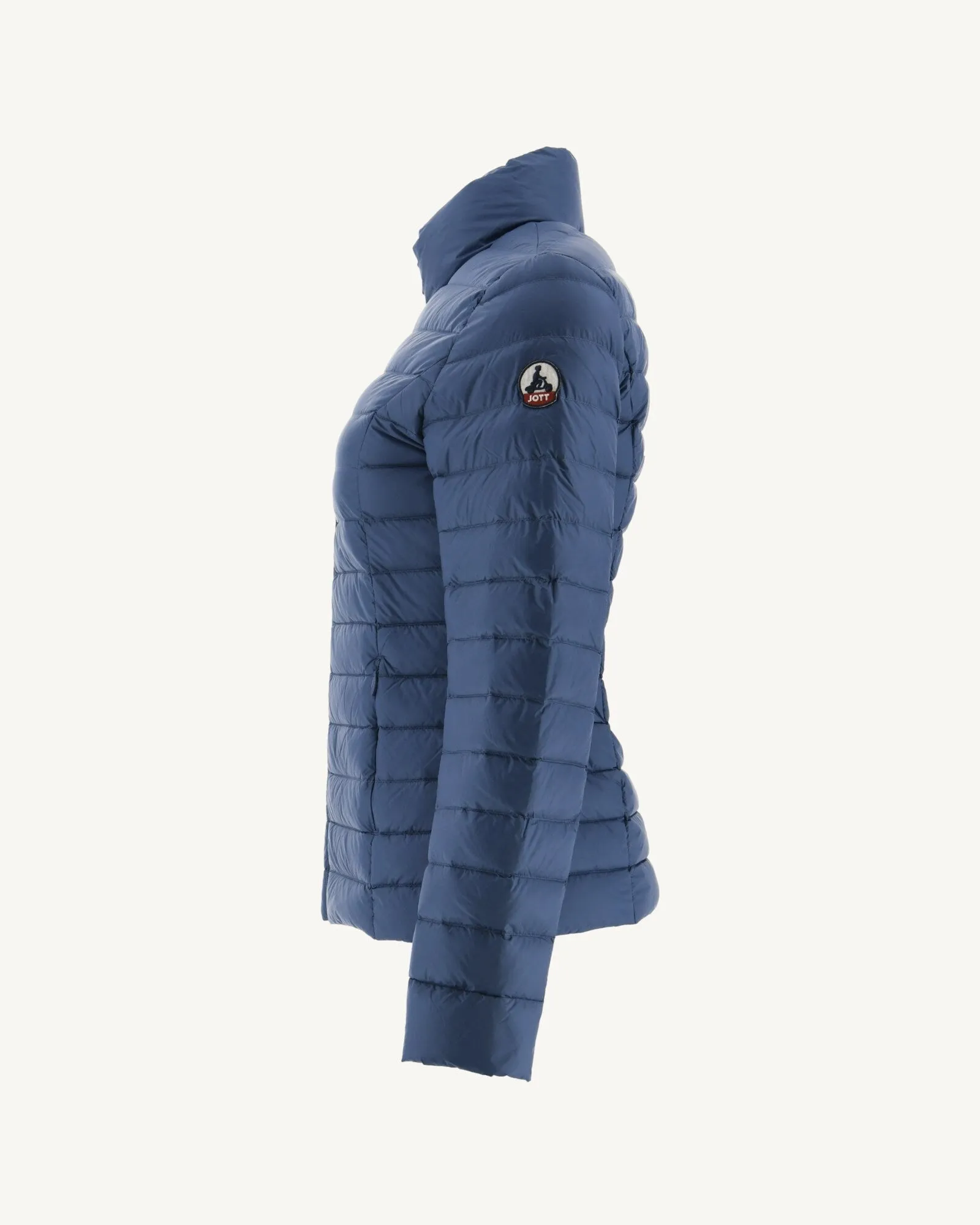 Lightweight down jacket Blue jeans Cha