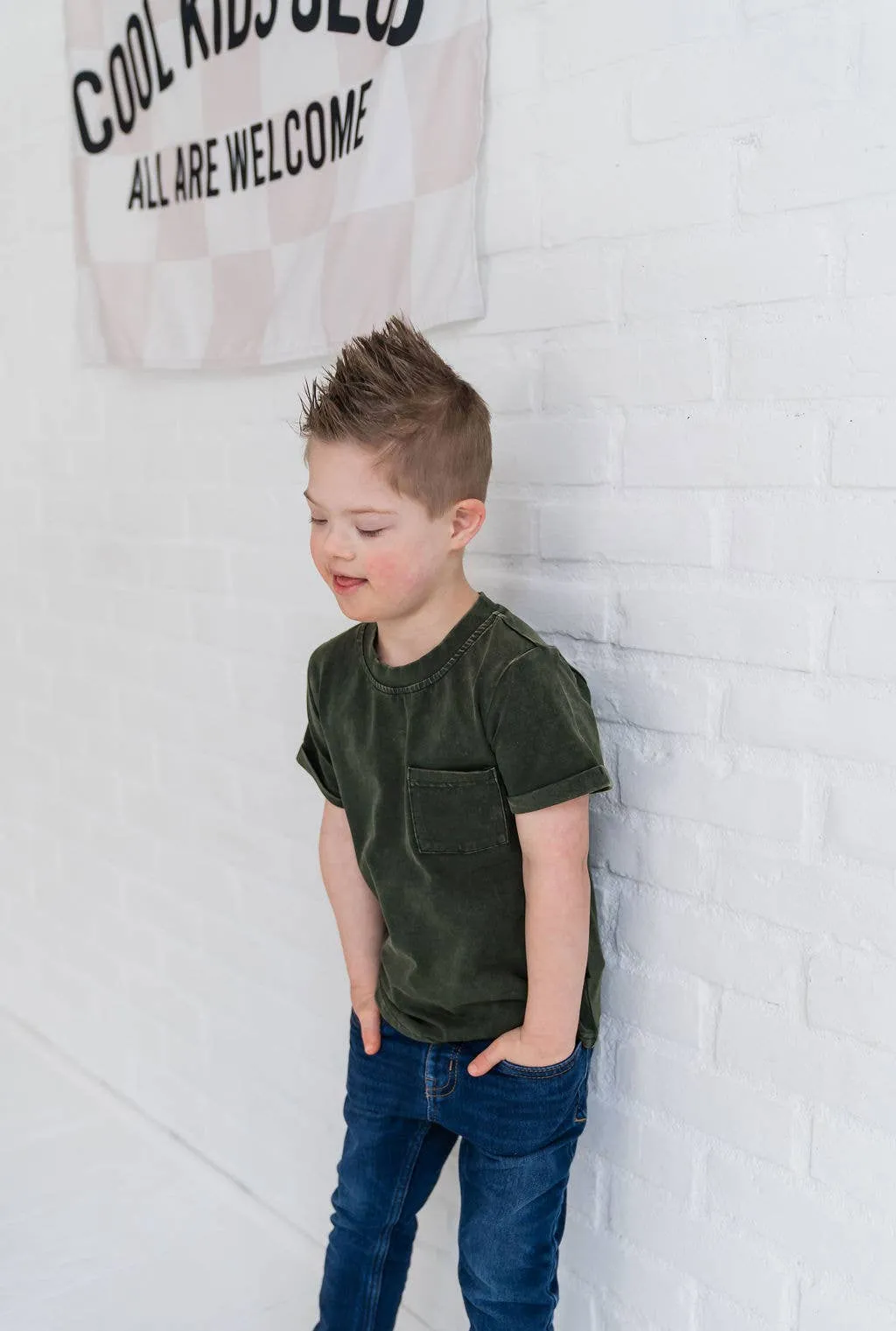 Lindworm Stonewash Kids Pocket Tee