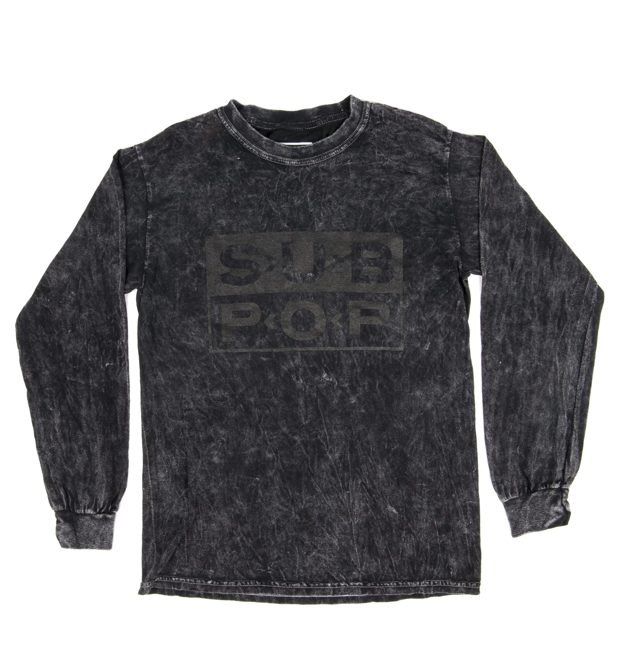 Logo Tie Dye Blackout Long Sleeve T-Shirt