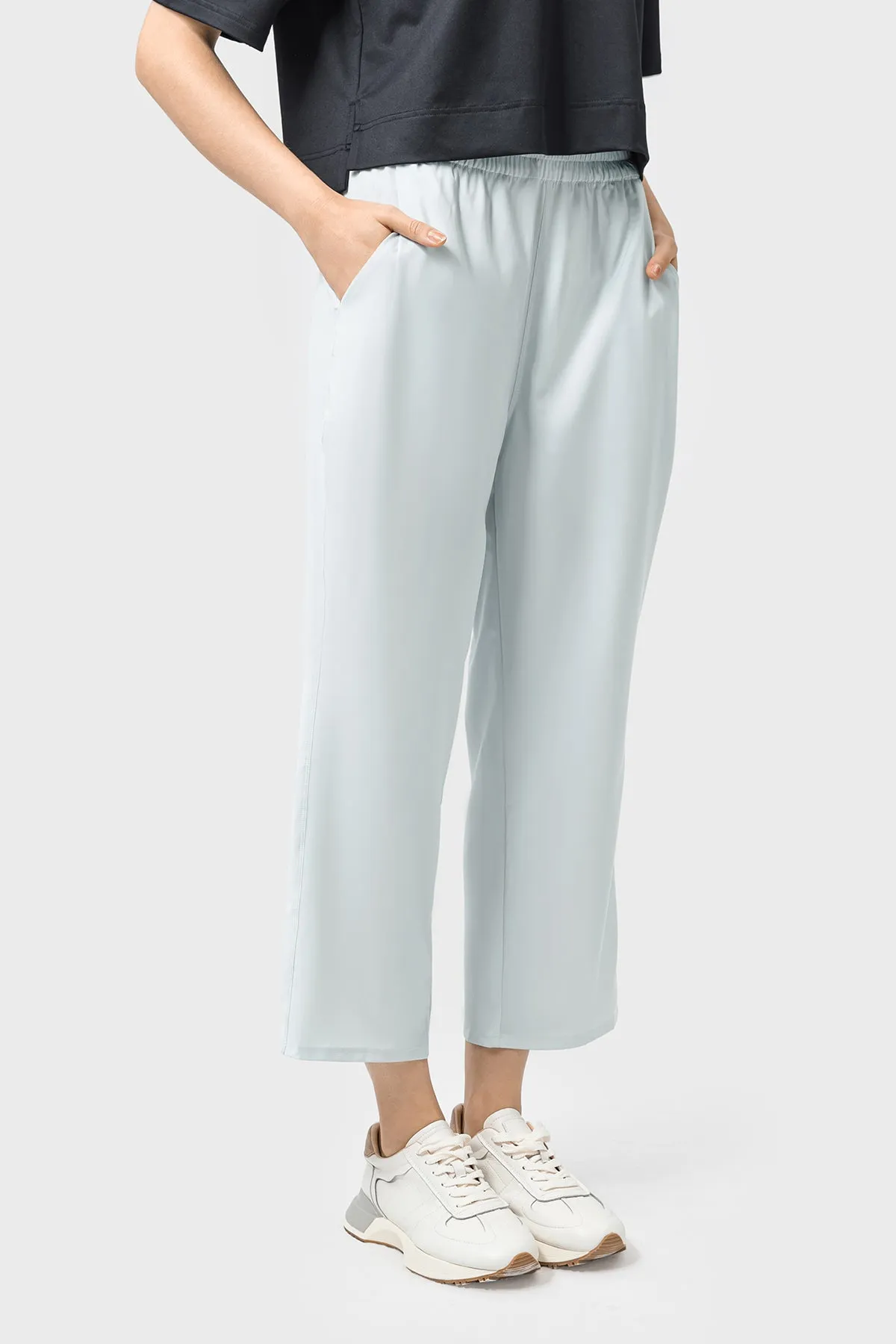 Loose Fit Quick-Dry Cropped Sports Pants