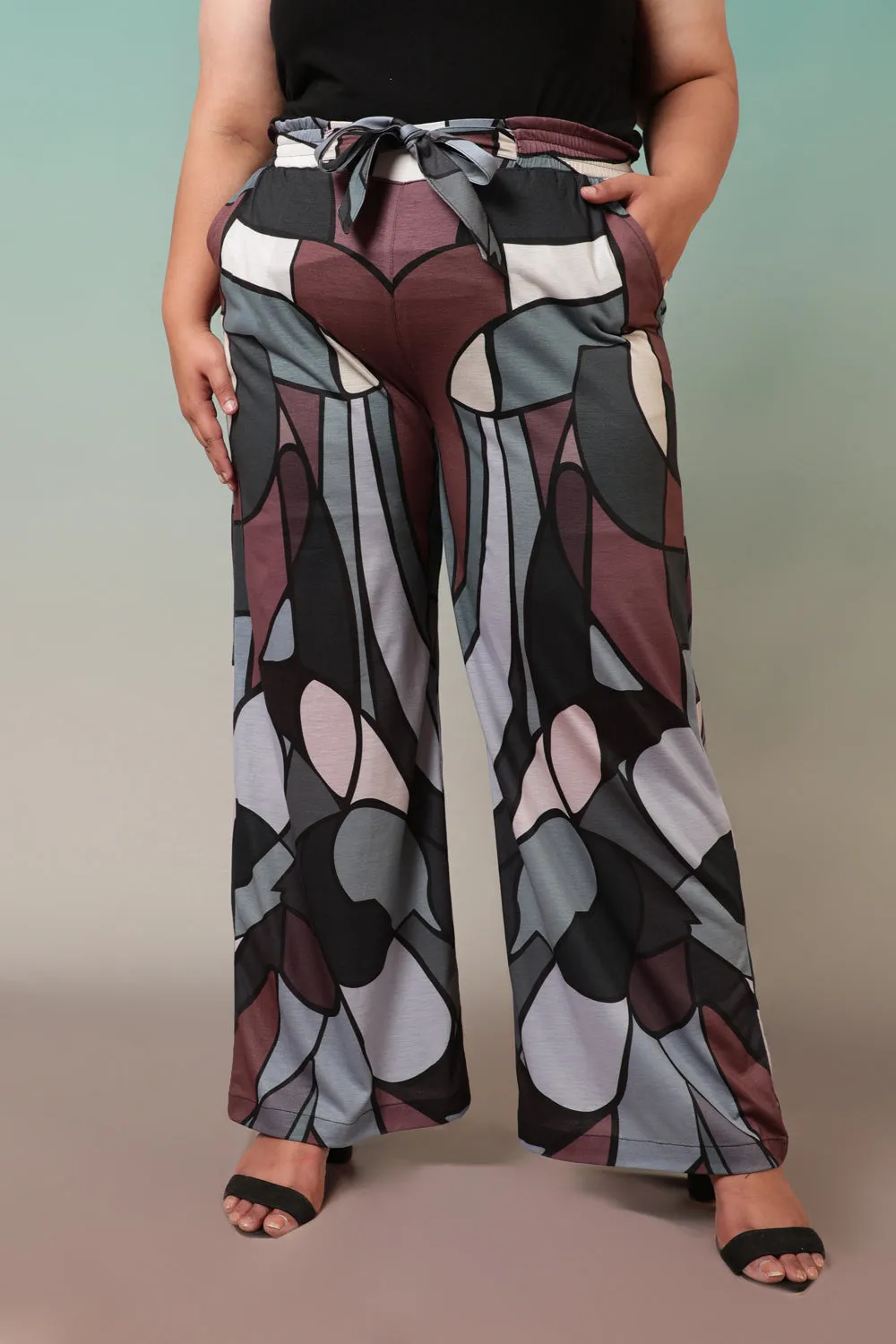 Magical Mirage High Waisted Printed Pants