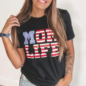 Mom Flag Print • Tee