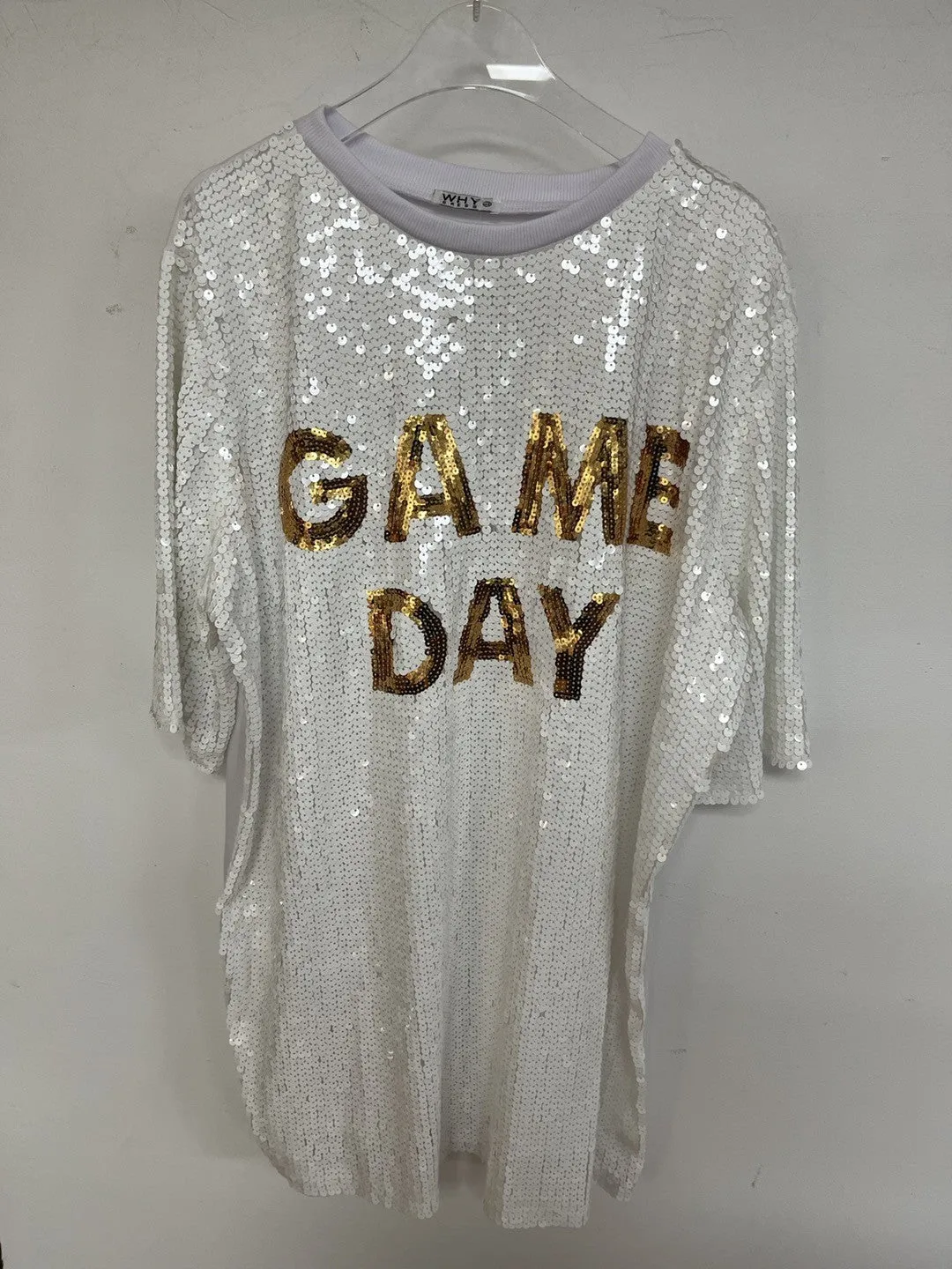 OS Game Day Sequin Mini Dress