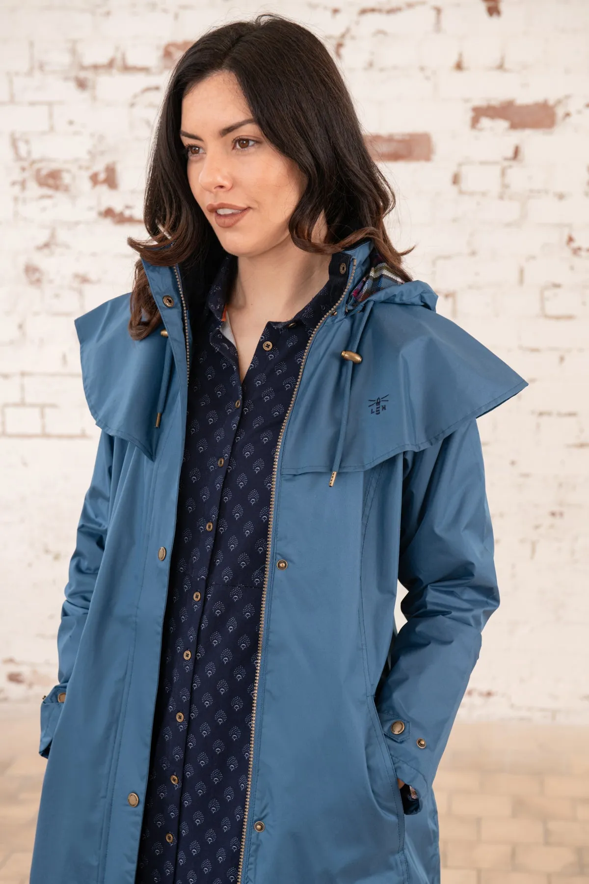 Outback Full Length Waterproof Raincoat - Deep Sea