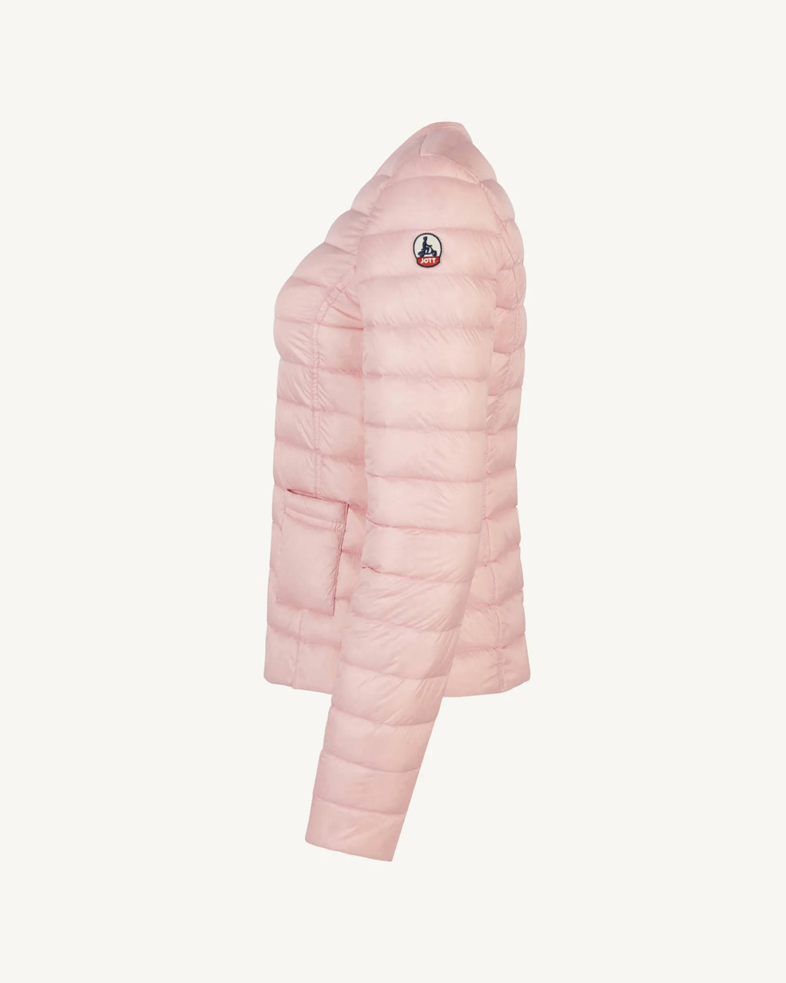 Peach pink Douda lightweight puffer jacket