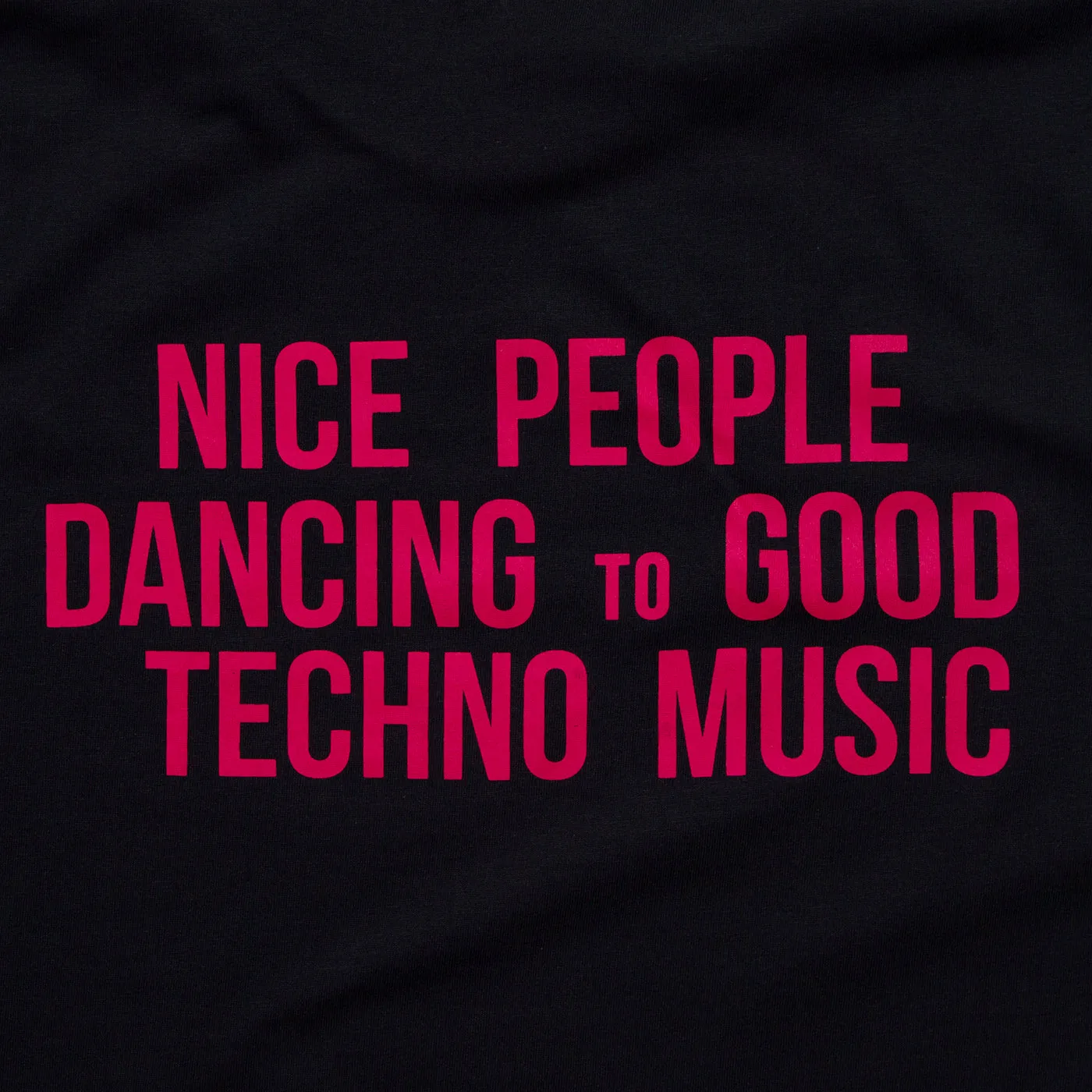 Peoples Techno  - Oversized Tshirt - Black