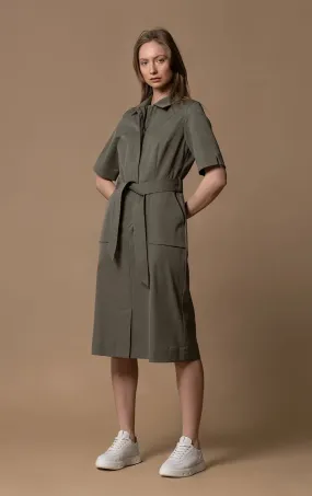 PERFORMANCE TWILL SHIRT DRESS