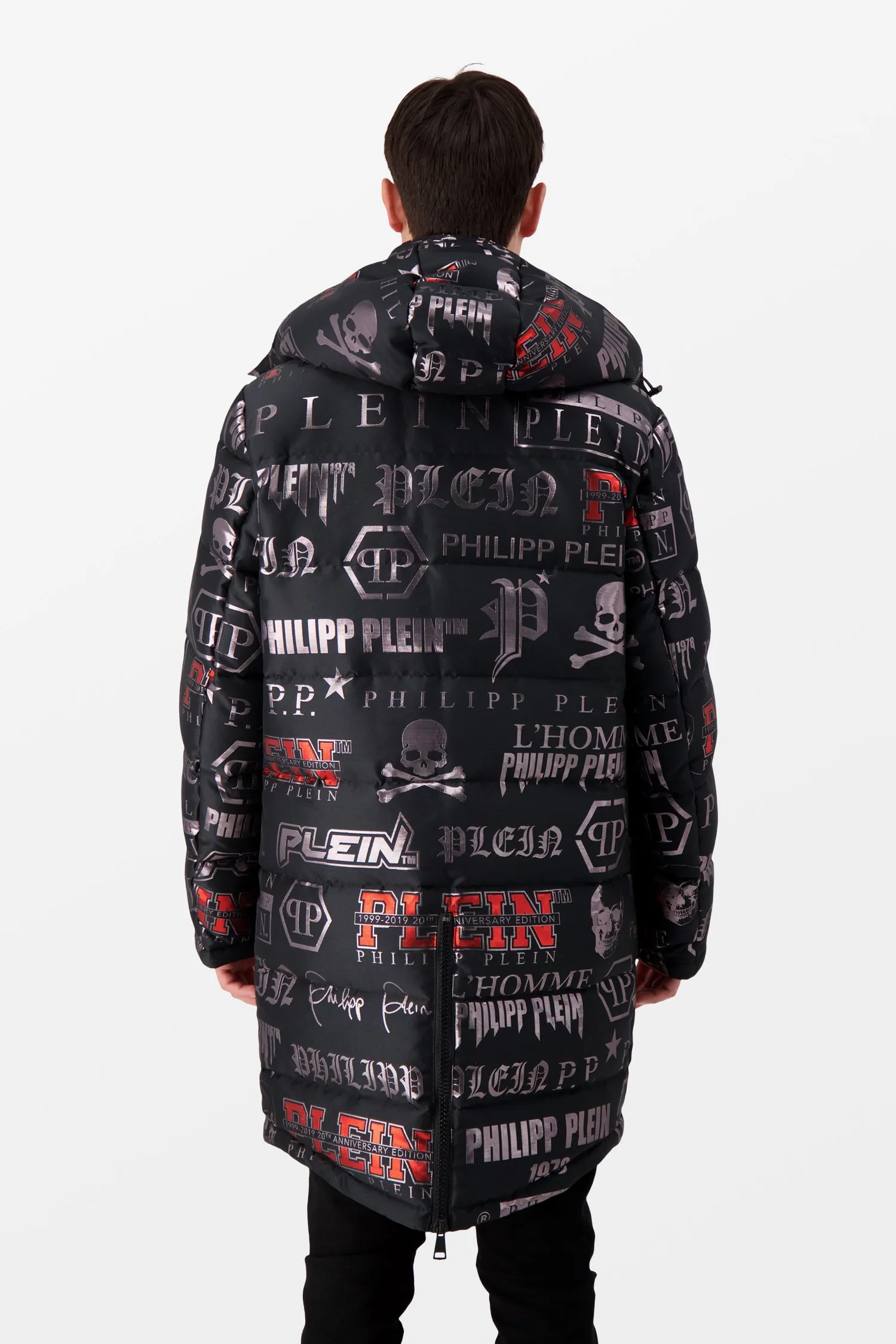 Philipp Plein Black Down Jacket