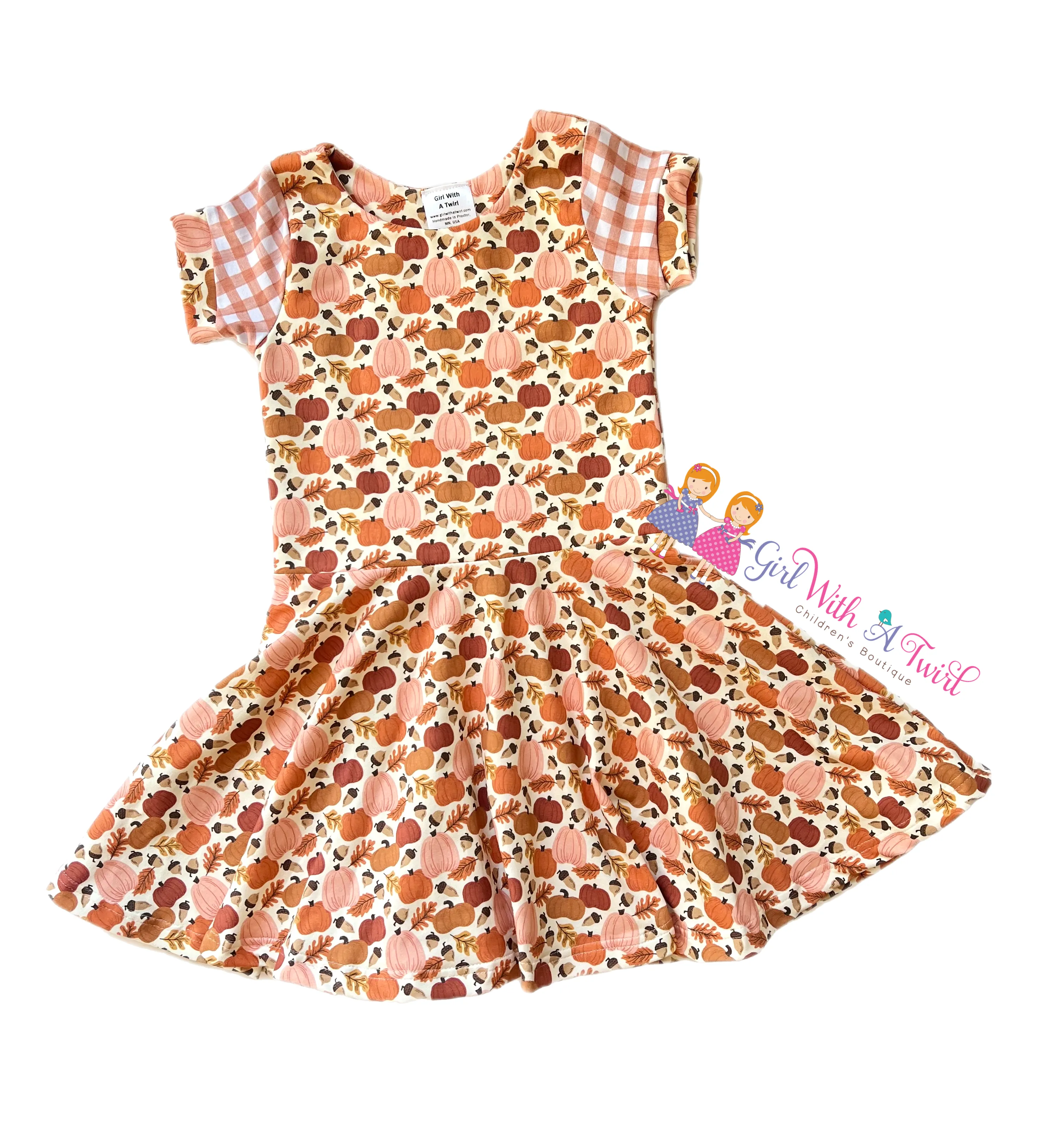 Pumpkin Patch Fall Twirl Dress