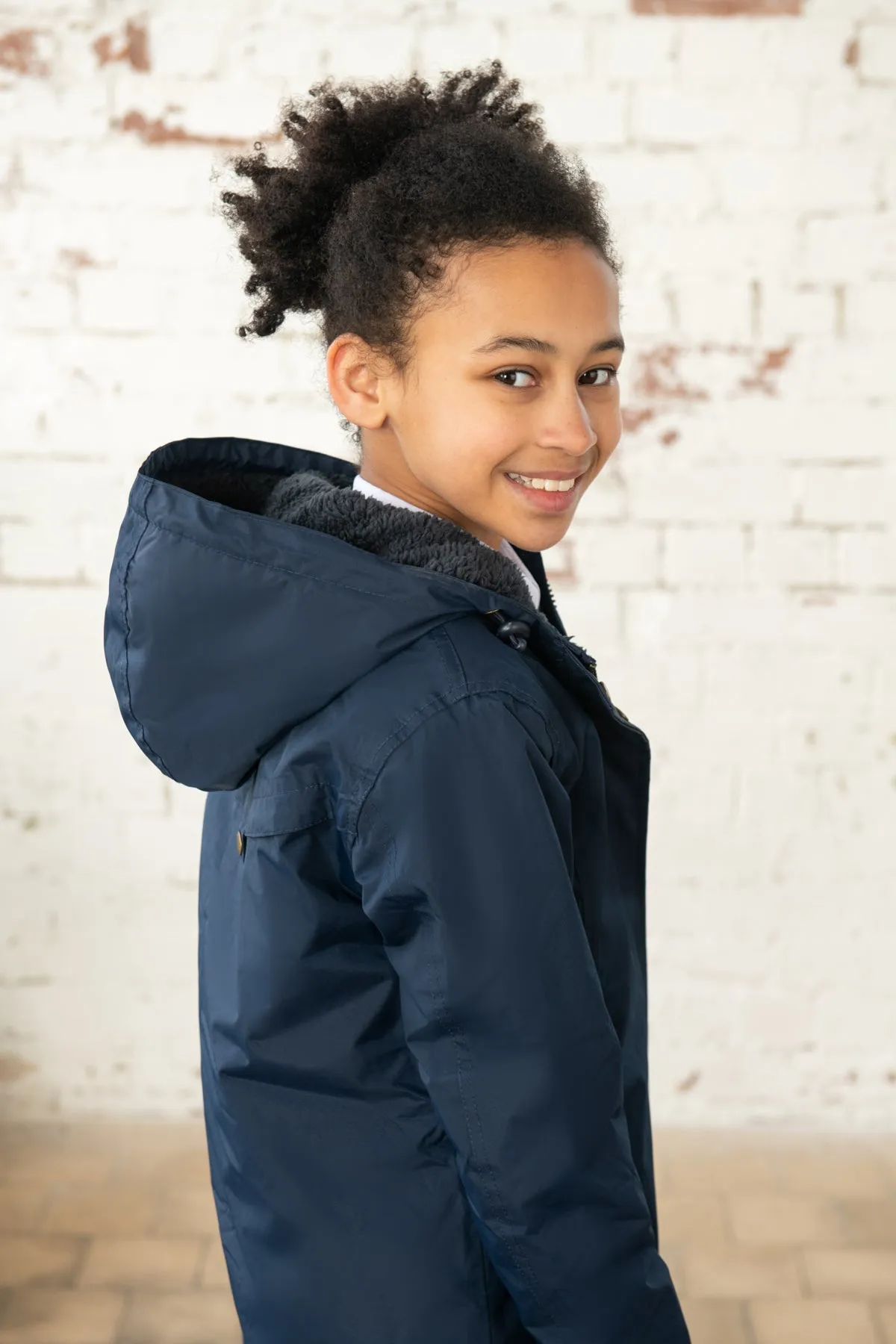 School Coat - Navy