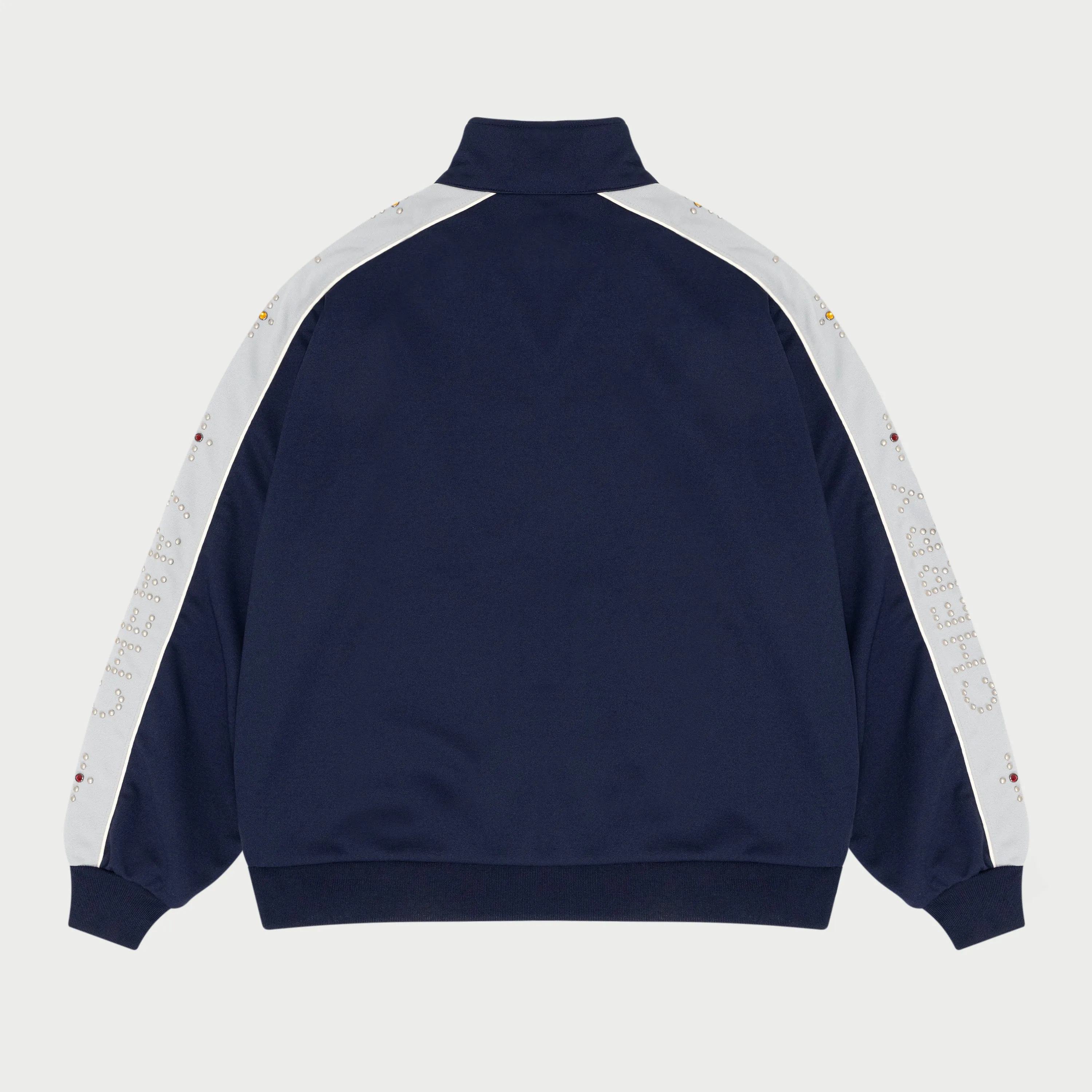 Studded Track Jacket (Navy)