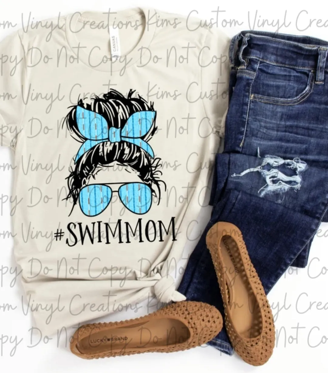 #SwimMom Messy Bun