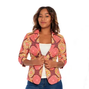 The Pink Ankara Jacket