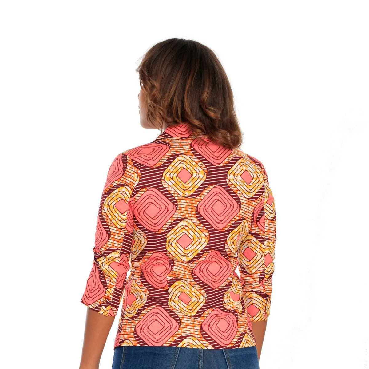 The Pink Ankara Jacket