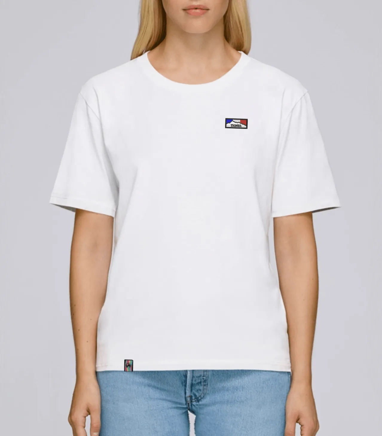 Tignes T-Shirt | Women's Boxy Fit | 100% Organic Cotton.