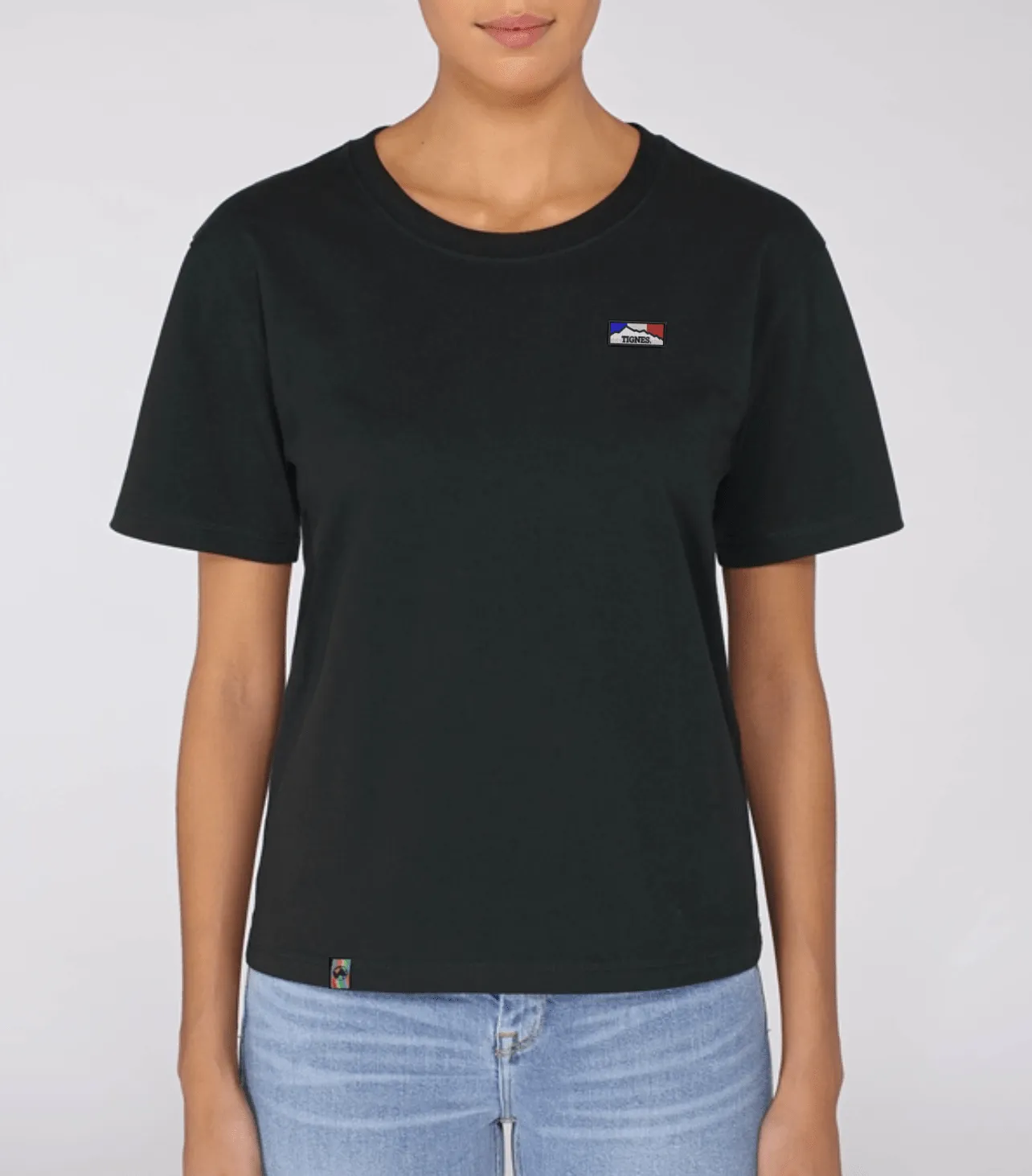 Tignes T-Shirt | Women's Boxy Fit | 100% Organic Cotton.