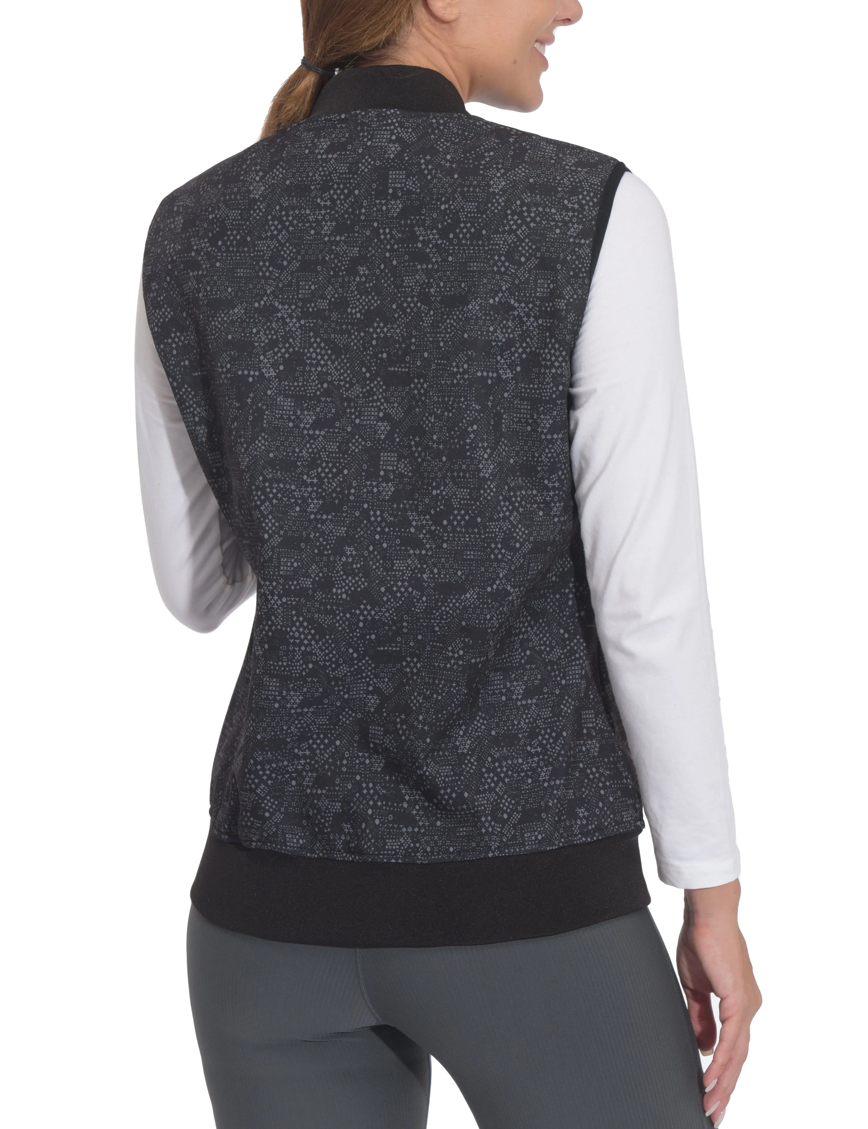 Women's Casual Lightweight Softshell Fleece Lined Golf  Vest